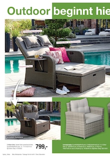 Sofa im Opti-Wohnwelt Prospekt "Garten 2026" mit 24 Seiten (Bremen)
