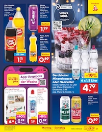 Mineralwasser Angebot & Preis im aktuellen Netto Marken-Discount Prospekt Mineralwasser Angebot im aktuellen Netto Marken-Discount Prospekt auf Seite 25