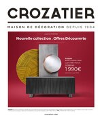 Catalogue Crozatier à Puteaux, avec 12 pages Prospectus Crozatier à Puteaux, "Maison de décoration depuis 1904", 12 pages, 01/10/2020 - 31/10/2020