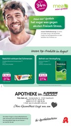 Aktueller mea - meine apotheke Apotheken Prospekt für Marschacht: Unsere August-Angebote mit 4} Seiten, 01.08.2026 - 31.08.2026