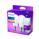 Lot de 2 ampoules LED - PHILIPS en promo chez Carrefour Market Calais à 13,49 €