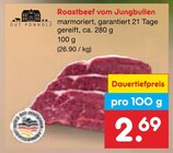 Aktuelles Roastbeef vom Jungbullen Angebot bei Netto Marken-Discount in Braunschweig ab 2,69 €