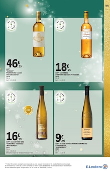 Promo Sauternes dans le catalogue E.Leclerc du moment à la page 95