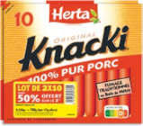 Knacki - HERTA - Aldi Knacki - HERTA à 2,65 € dans le catalogue Aldi