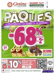 Prospectus Casino Supermarchés à Épinal, "PÂQUES", 73 pages, 27/03/2023 - 10/04/2023