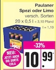 E center - Spezi oder Limo Angebot im Prospekt Spezi oder Limo bei E center im Prospekt "" für 10,99 €