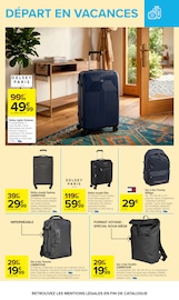 Valise en promo dans le catalogue Carrefour à la page 98