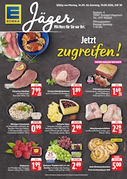 EDEKA Prospekt für Stuttgart mit 2 Seiten EDEKA Prospekt "Aktuelle Angebote" für Stuttgart, 2 Seiten, 14.09.2026 - 19.09.2026