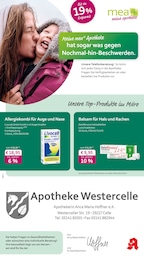 mea - meine apotheke Prospekt für Celle mit 4 Seiten mea - meine apotheke Prospekt für Celle: "Unsere März-Angebote", 4 Seiten, 01.03.2026 - 31.03.2026