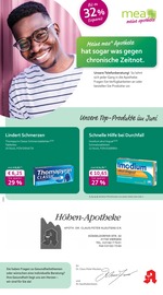 Aktueller mea - meine apotheke Apotheke Prospekt in Grefrath und Umgebung, "Unsere Juni-Angebote" mit 4 Seiten, 01.06.2025 - 30.06.2025