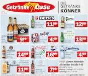 Cola im Getränke Oase Prospekt in Werne Aktueller Getränke Oase Prospekt mit Cola, "Aktuelle Angebote", Seite 1