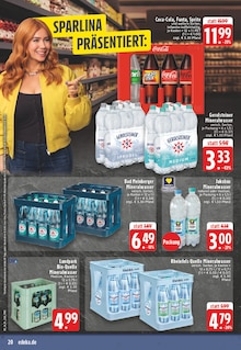 Cola im EDEKA Prospekt "Aktuelle Angebote" mit 28 Seiten (Lippstadt)