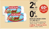 Bûche de chèvre légère 13% mat.gr. - Soignon dans le catalogue E.Leclerc