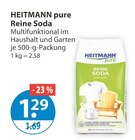 Reine Soda im V-Markt Prospekt Reine Soda von HEITMANN pure im aktuellen V-Markt Prospekt für 1,29 €