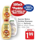 Wahre Schätze Shampoo Honig Schätze Angebote von Garnier bei EDEKA Mainz für 1,99 €