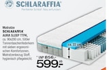 Matratze AURA SLEEP TTFK Angebote von SCHLARAFFIA bei Ostermann Wermelskirchen für 599,00 €
