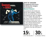 Zaho de Sagazan La symphonie des éclairs (le dernier des voyages) - Universal Music dans le catalogue E.Leclerc