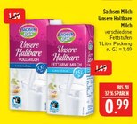 Unsere Haltbare Vollmilch im Angebot bei Marktkauf in Görlitz Unsere Haltbare Vollmilch Angebote von Sachsen Milch bei Marktkauf Görlitz für 0,99 €