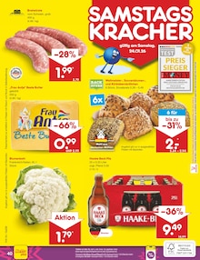 Bratwurst im Netto Marken-Discount Prospekt "Aktuelle Angebote" mit 60 Seiten (Bremen)
