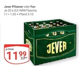 Aktuelle Jever Angebote bei GLOBUS in Ludwigshafen (Rhein) Aktuelles Pilsener Angebot bei GLOBUS in Ludwigshafen (Rhein) ab 11,99 €