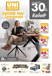 Ähnliche Angebote wie Futonbett im Prospekt "GROSSE MAI-Sparwoche" auf Seite 1 von Uni Polster in Bottrop
