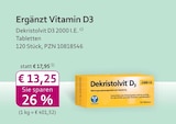 Aktuelles Dekristolvit D3 2000 I.E. Angebot bei mea - meine apotheke in Düsseldorf ab 13,25 €
