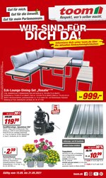 toom Baumarkt Prospekt für Dormagen mit 14 Seiten toom Baumarkt Prospekt für Dormagen: "WIR SIND FÜR DICH DA!", 14 Seiten, 15.05.2021 - 21.05.2021