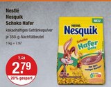 Nesquik Schoko Hafer im V-Markt Prospekt Nesquik Schoko Hafer von Nestlé im aktuellen V-Markt Prospekt für 2,79 €
