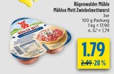 Mühlen Mett Zwiebelmettwurst von Rügenwalder Mühle im aktuellen diska Prospekt für 1,79 €