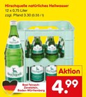 Hirschquelle natürliches Heilwasser Angebote bei Netto Marken-Discount Singen für 4,99 €