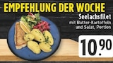 Aktuelles Seelachsfilet mit Butter-Kartoffeln und Salat Angebot bei E center in Herne ab 10,90 €