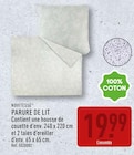Parure de lit - Novitesse - Aldi à Castres Parure de lit - Novitesse en promo chez Aldi Castres à 19,99 €