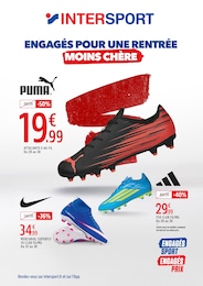 Prix et réduction Chaussures dans le prospectus Intersport en cours Offre Chaussures dans le catalogue Intersport du moment à la page 1
