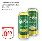 Natur-Radler Angebote von Gösser bei GLOBUS Rüsselsheim für 0,89 €