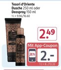 Dusche oder Deospray von Tesori d'Oriente im aktuellen Rossmann Prospekt