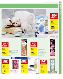 Prix et réduction Essuie-Tout dans le prospectus Carrefour Market en cours Offre Essuie-Tout dans le catalogue Carrefour Market du moment à la page 55
