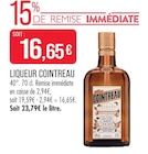 Liqueur - Cointreau en promo à 16,65 € chez Supermarchés Match Liqueur - Cointreau dans le catalogue Supermarchés Match