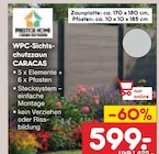 WPC-Sichtschutzzaun CARACAS im Angebot bei Netto Marken-Discount in Kamen WPC-Sichtschutzzaun CARACAS Angebote bei Netto Marken-Discount Kamen für 599,00 €