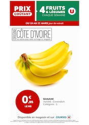 Catalogue Supermarchés U Express en cours à Villars et alentours, "PRIX COÛTANT", 1 page, 19/03/2026 - 21/03/2026