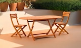 Table de jardin acacia en promo chez Maxi Bazar Cannes à 169,00 €