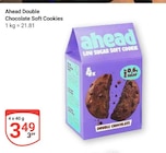 Double Chocolate Soft Cookies im Angebot bei GLOBUS in Wolfenbüttel Double Chocolate Soft Cookies Angebote von Ahead bei GLOBUS Wolfenbüttel für 3,49 €