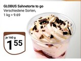 Sahnetorte to go im Angebot bei GLOBUS in Wolfenbüttel Sahnetorte to go Angebote von GLOBUS bei GLOBUS Wolfenbüttel für 1,55 €