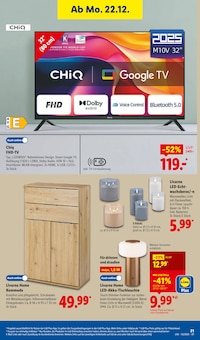Fernseher im Lidl Prospekt "LIDL LOHNT SICH" mit 57 Seiten (Rostock)