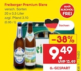 Freiberger Premium Biere Angebote bei Netto Marken-Discount Cottbus für 9,49 €