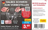 HALBES SCHWEIN ZUM VORBESTELLEN Angebote von Netto Marken-Discount bei Netto Marken-Discount Pforzheim für 3,49 €