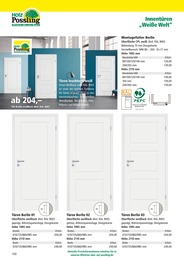 Haustür Angebot & Preis im aktuellen Holz Possling Prospekt Haustür Angebot im aktuellen Holz Possling Prospekt auf Seite 122