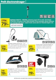 Offre Aspirateur Sans Sac dans le catalogue Carrefour du moment à la page 91