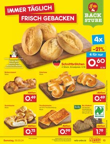 Brot im Netto Marken-Discount Prospekt "Aktuelle Angebote" mit 56 Seiten (Recklinghausen)