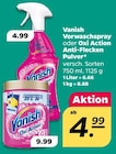 Vorwaschspray oder Oxi Action Anti-Flecken Pulver von Vanish im aktuellen Netto mit dem Scottie Prospekt