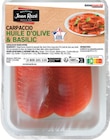 Carpaccio huile d'olive & basilic - JEAN ROZÉ - Intermarché Hyper à Alès Carpaccio huile d'olive & basilic - JEAN ROZÉ en promo chez Intermarché Hyper Alès à 3,04 €